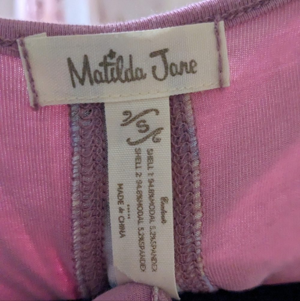 Matilda Jane Pink Tank Top, Size Small - Picture 3 of 4